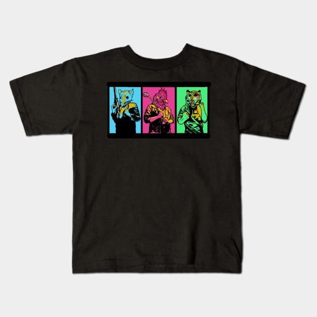 Hotline miami Kids T-Shirt by Damsos_store